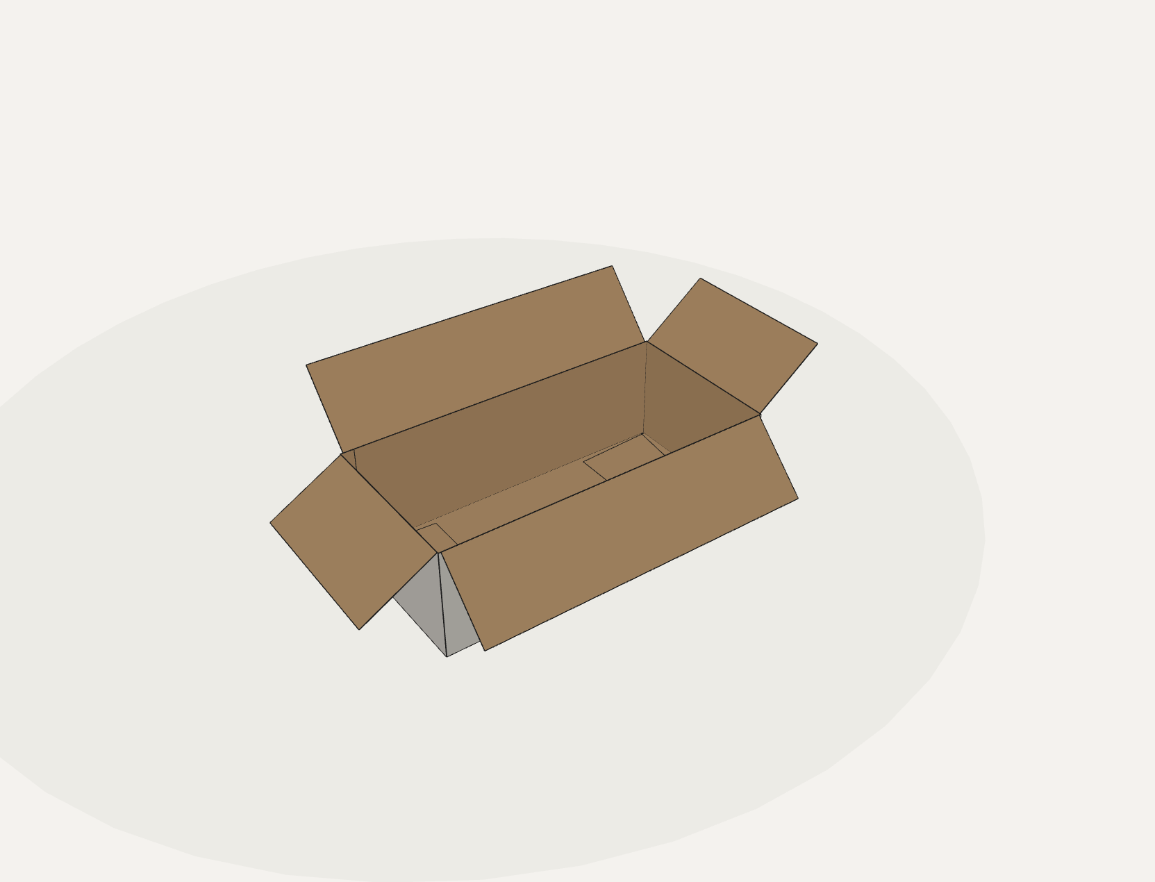 Restposten FEFCO 0201 – 786 × 386 × 255 mm